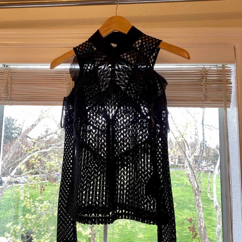 Self-Portrait lace blouse